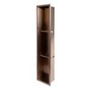 Alfi Brand 8" x 36" Brushed Copper PVD Stainless Steel Triple Shelf Shower Niche ABNP0836-BC